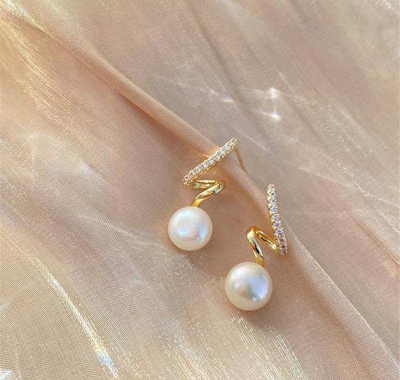 Zigzag pearl tops