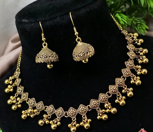 Golden Antique Indian Set