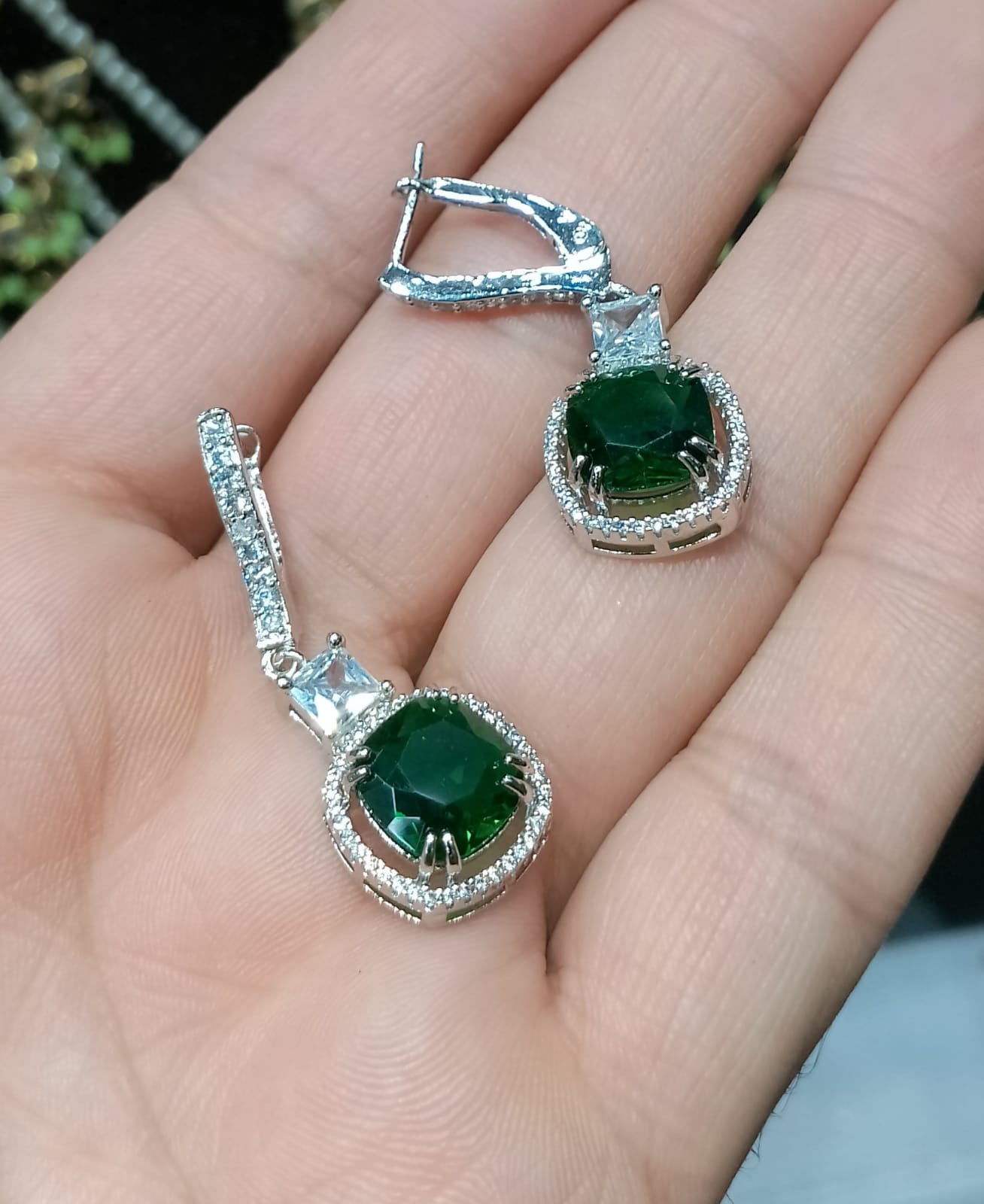 Silver Drop Earing