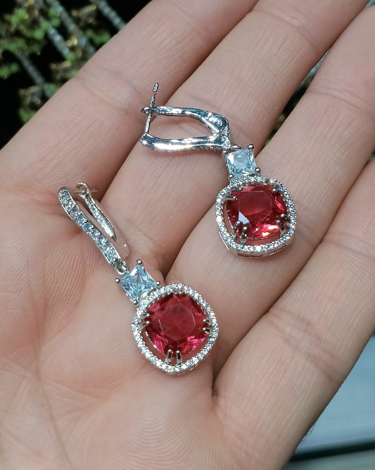 Silver Drop Earing