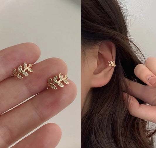 Leaf Single Ear Cuff
